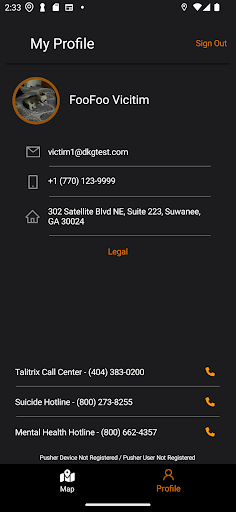 Android application TalitrixShield screenshort
