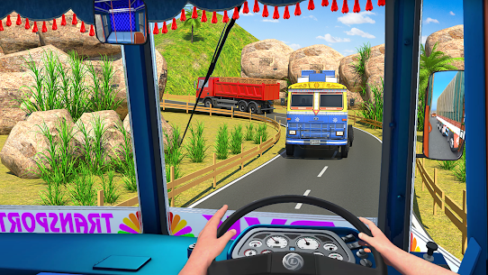 Indian Cargo Truck Transporter MOD APK City Driver 3D Game Latest for Android 3
