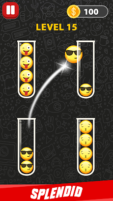 Emoji Sort - Ball Puzzle Gamesのおすすめ画像1