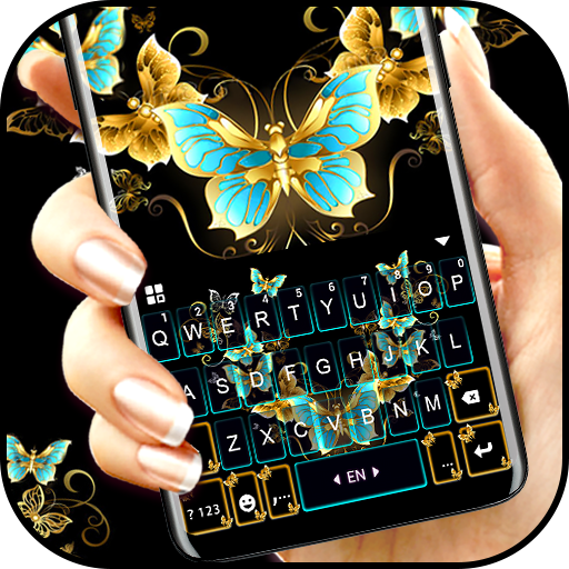 Vintage Golden Butterfly Keybo 6.0.1117_8 Icon