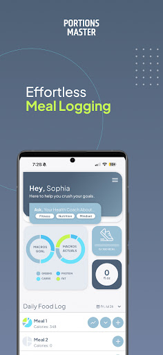 Android application Portions Master - AI Nutrition screenshort