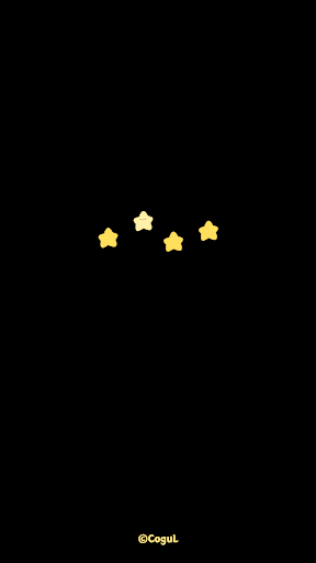 Android application 카카오톡 테마 - 심플미니별_소프트블랙옐로 (카톡테마) screenshort