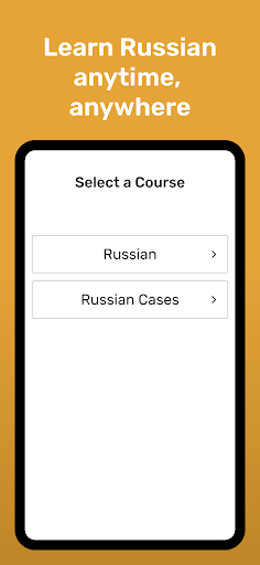 Android application Wlingua - Learn Russian screenshort