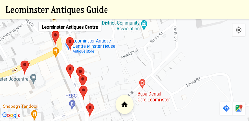 Leominster Antiques Guide Screen 3