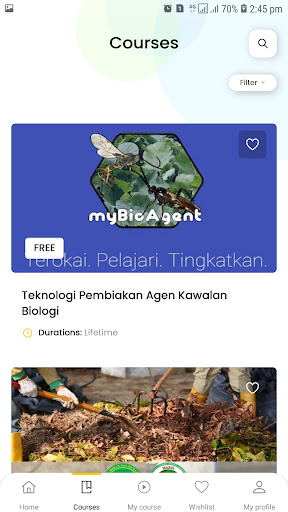 MARDI AgriLearn Screen 3