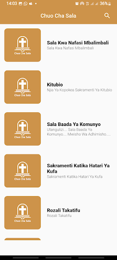 Chuo Cha Sala Screen 2