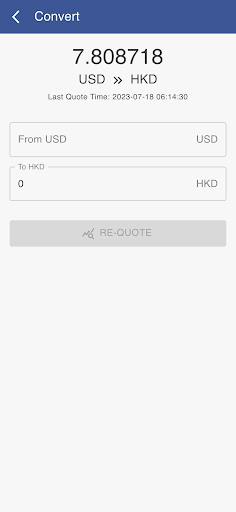 USD to HKD Screen 2