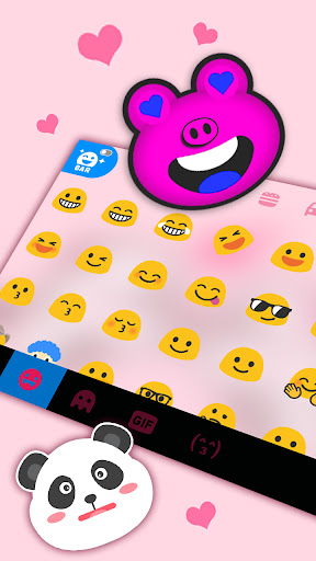 Cute Piggy Love Theme Screen 3