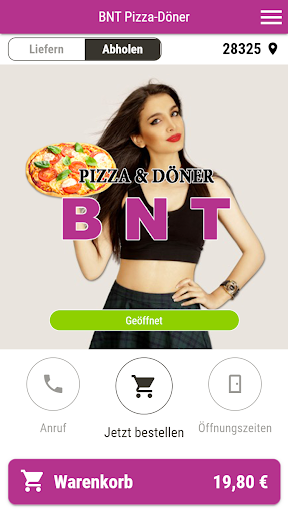 Android application BNT Pizza-Döner screenshort