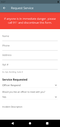 Liberty Security Agency Screen 2