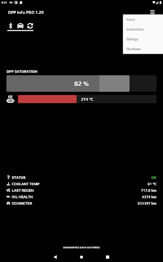 DPF Info screenshot 10