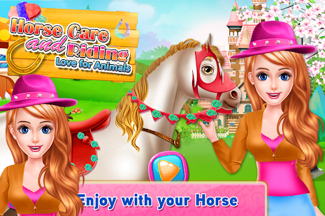 Horse Care and Riding - Love for Animals 1.0.3 captures d'écran 1