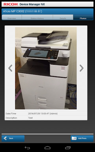 Screenshot of RICOH Device Manager NX