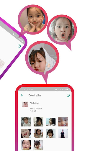 Sticker Bergerak Kwon Yuli UwU Screen 3