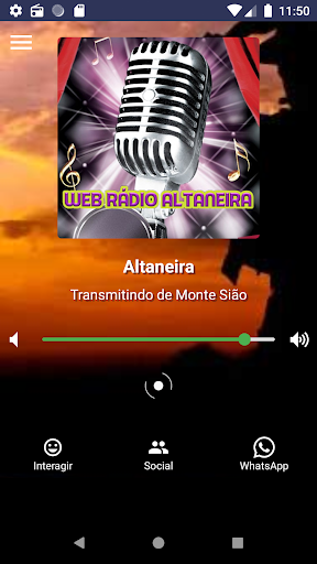 Android application Altaneira Web Rádio screenshort
