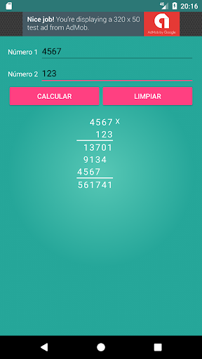 Tabla de Multiplicaciones Screen 2