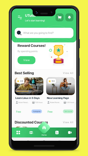 Android application UTutor screenshort
