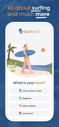 Android application Surfland: Surf and forecasts screenshort