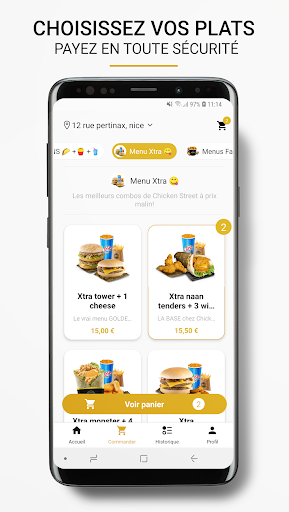 Android application Chicken Street France screenshort