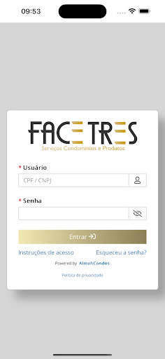 Android application Face Três screenshort