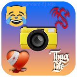 Photo collage editor emoji icon
