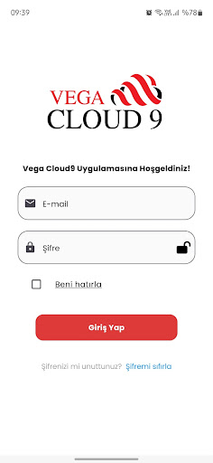 Android application Vega Cloud9 screenshort