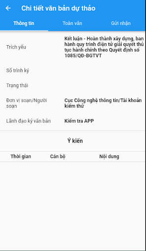 QLVB Bộ Tư Pháp Screen 3