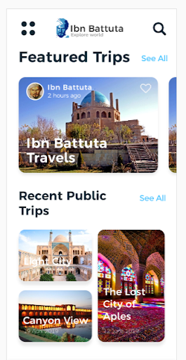 Android application Ibn Battuta screenshort