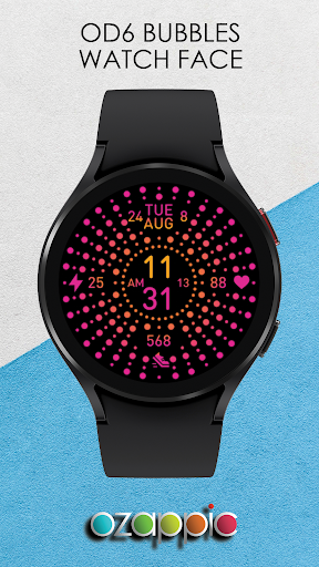 OD6 Bubbles Watch Face Screen 2
