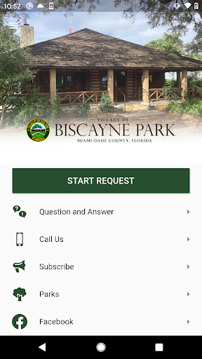 Android application My Biscayne Park screenshort