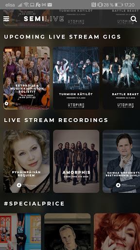 SemiLive / Live streams Screenshot 2 - AppWisp.com