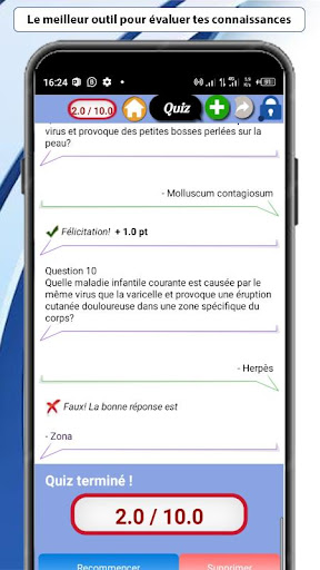 Quiz en Pédiatrie Screen 2