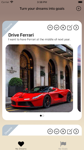 Android application e-Dream screenshort