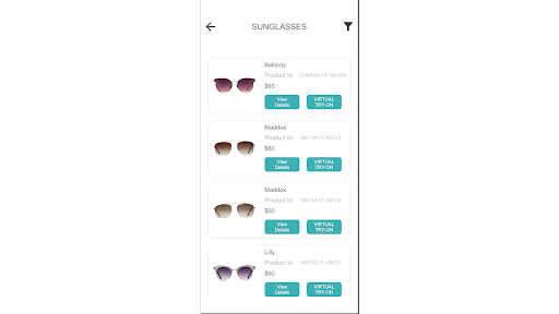 Android application DigiVision Virtual Try On screenshort