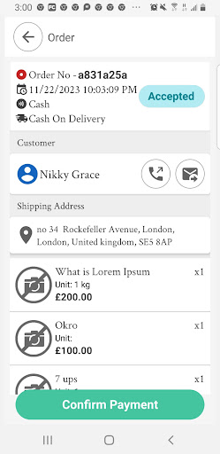 iShopy Manager Screen 2
