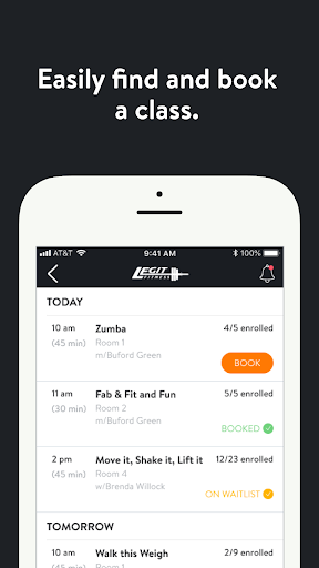 Screenshot of Legit Fit Mobile