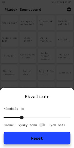 Ptáček Soundboard Screen 3