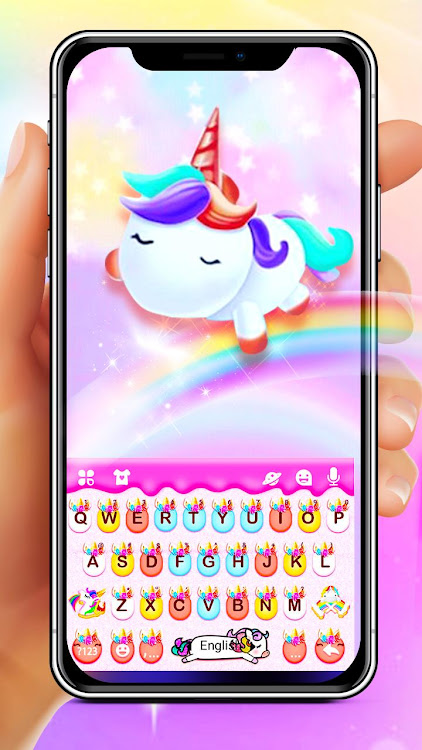 Rainbow Unicorn Smile Keyboard - 6.0.1228_10 - (Android)