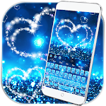 Cover Image of Baixar Blue Glitter Sparkle Theme 10001002 APK