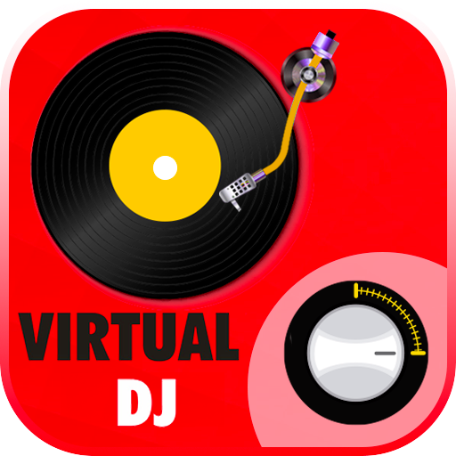 Logo Virtual Dj Music, Mixer Studio