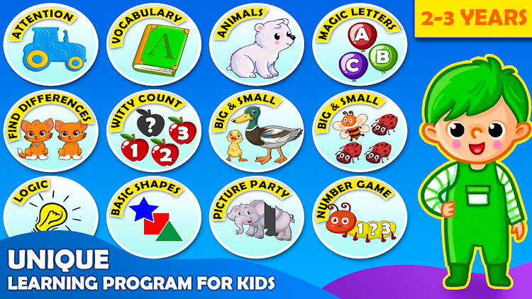 Games For Kids Toddlers 3-5 - 1.4.2029 - (Android)