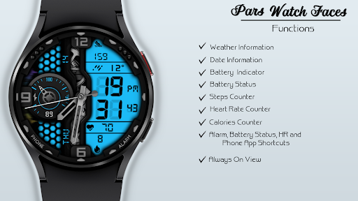 Hybrid Vivid Colors Watch Face screenshot 20