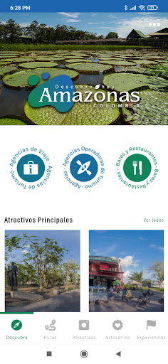 Android application Amazonas Colombia screenshort