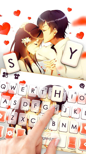 Forehead Kiss Keyboard Theme Screen 2