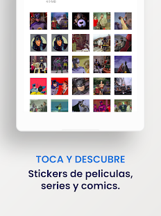Stickers con movimiento Superheroes WAStickerApps Screenshot