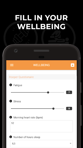 Android application SoccerLAB Player screenshort