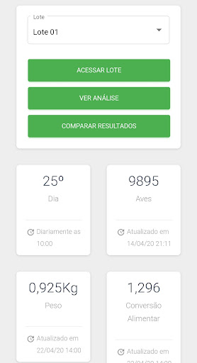 Android application SmartGranja Avicultor screenshort