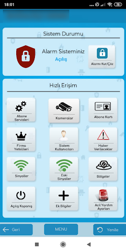Pima Alarm Sinyal Takibi Screen 3