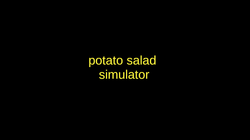 Android application Potato Salad Simulator screenshort