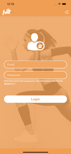 Android application Hiit Live It screenshort